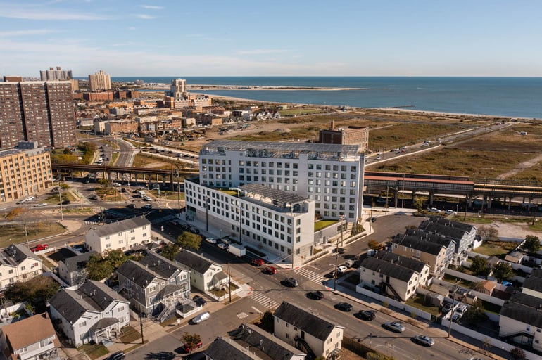Beach Green Dunes 3 Affordable Housing by Bernheimer Architecture — Queens, New York architectural photography by Pavel Bendov / ArchExplorer