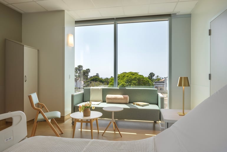 Scripps Memorial Hospital Encinitas — interior designed by Taylor Design — photography by Pavel Bendov / ArchExplorer