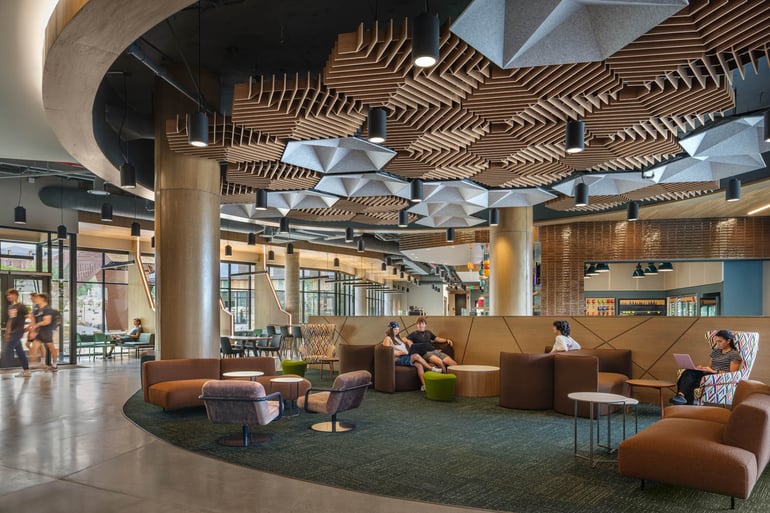 Trailhead Student Housing — interior designed by CRA — photography by Pavel Bendov / ArchExplorer