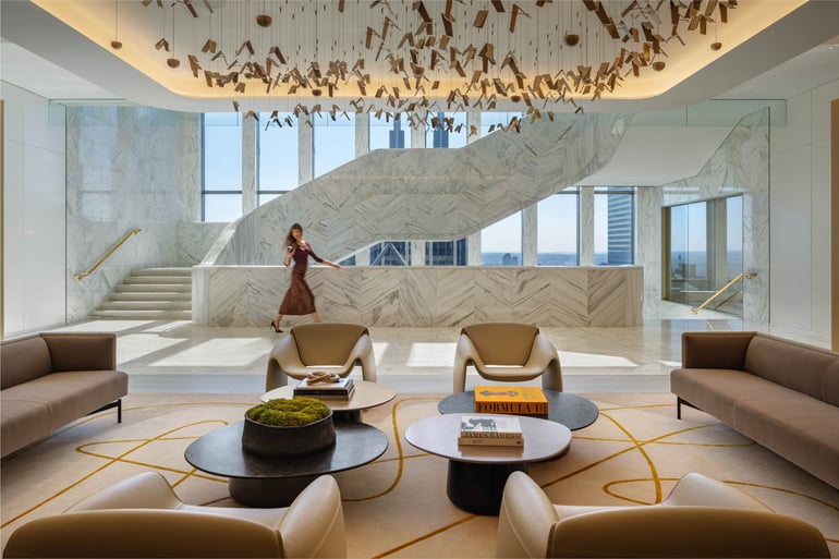 Private Office — interior designed by Gensler — photography by Pavel Bendov / ArchExplorer