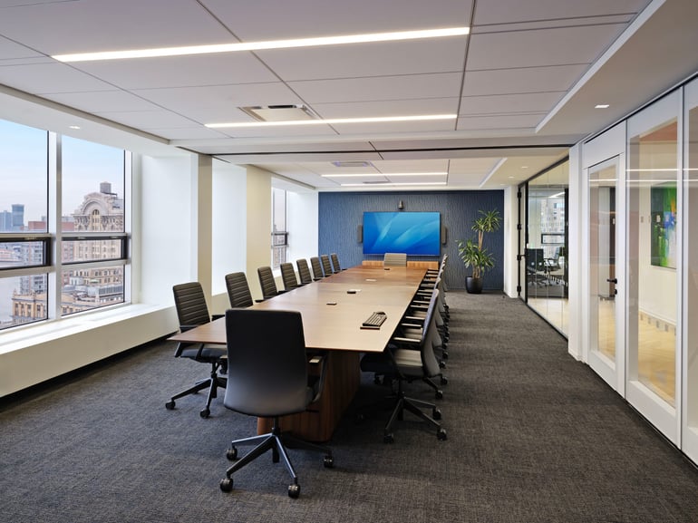 Private Office — interior designed by Jefferson Group — photography by Chris Cooper / ArchExplorer
